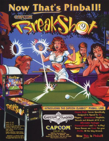 Break Shot Pinball ONLY 1000 of these made