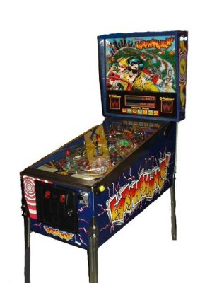 Earth Shaker Pinball  with full LED kit installed