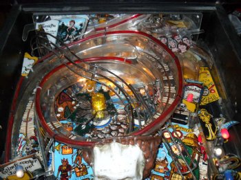 Hook Pinball Machine with the Topper