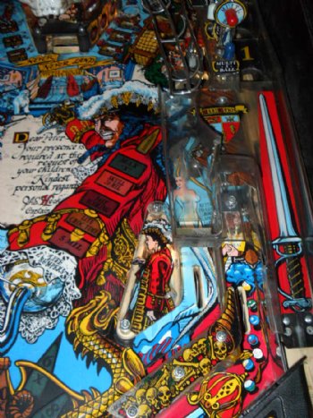 Hook Pinball Machine with the Topper