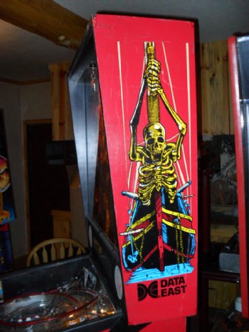Hook Pinball Machine with the Topper