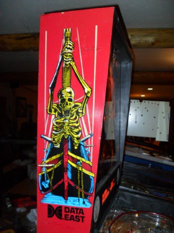 Hook Pinball Machine with the Topper