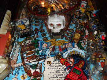 Hook Pinball Machine with the Topper