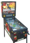 Jurassic Park Pinball with full LED kit installed