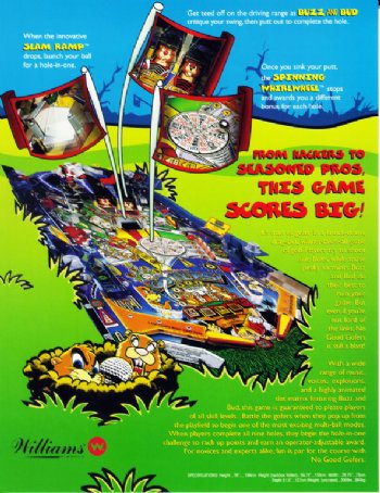 No Good Golfers Pinball
